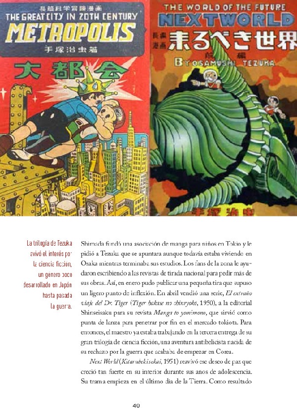 Ilustración de Osamu Tezuka. El don de la imaginación
