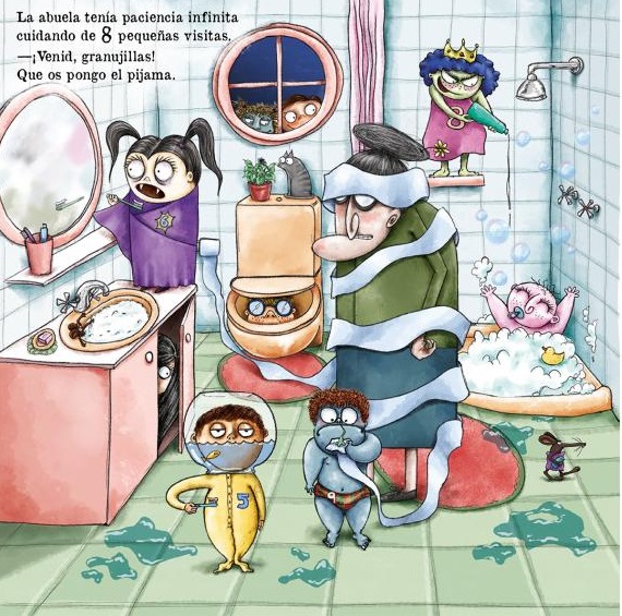 Ilustración de La extraña familia
