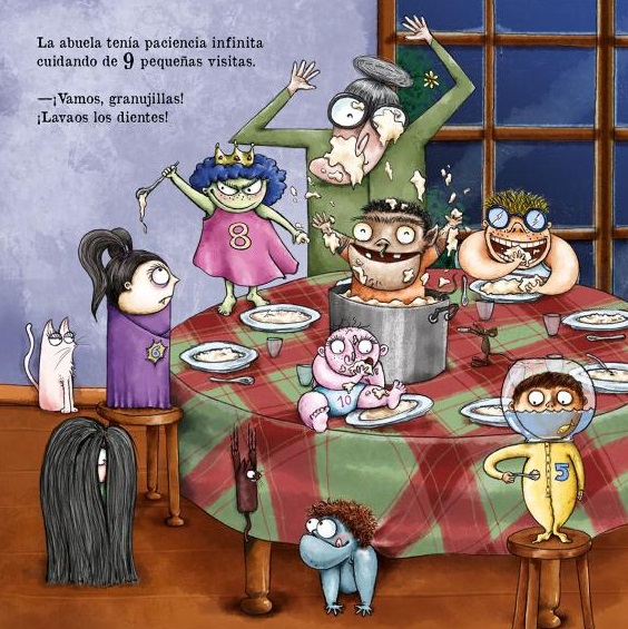 Ilustración de La extraña familia