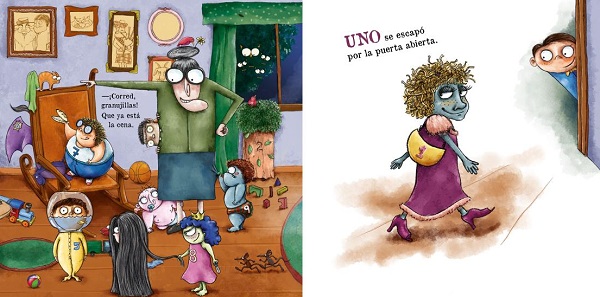 Ilustración de La extraña familia