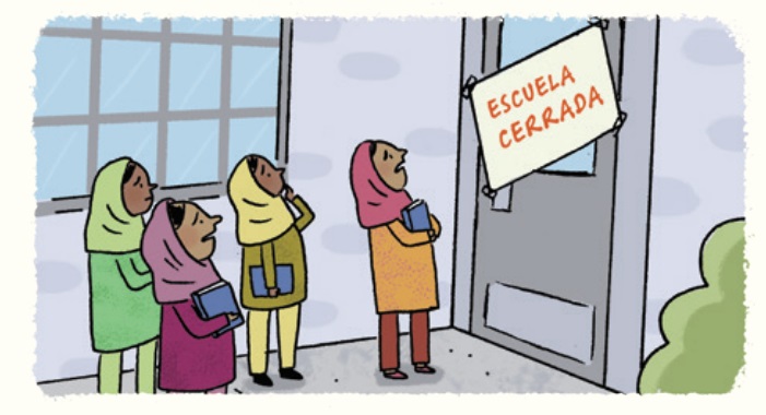 Ilustración de NIÑOS ACTIVISTAS