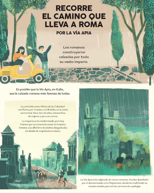 Ilustración de Viajar sin prisa