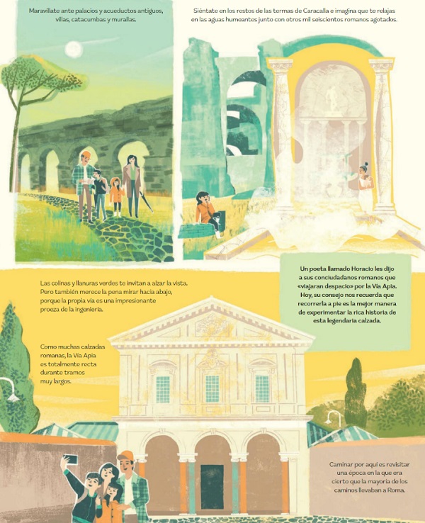 Ilustración de Viajar sin prisa