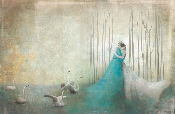 Ilustración de El lago de los cisnes