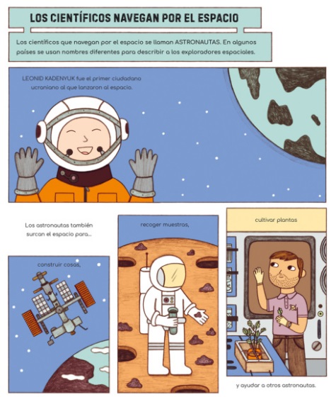 Ilustración de Científicos que salvan el mundo