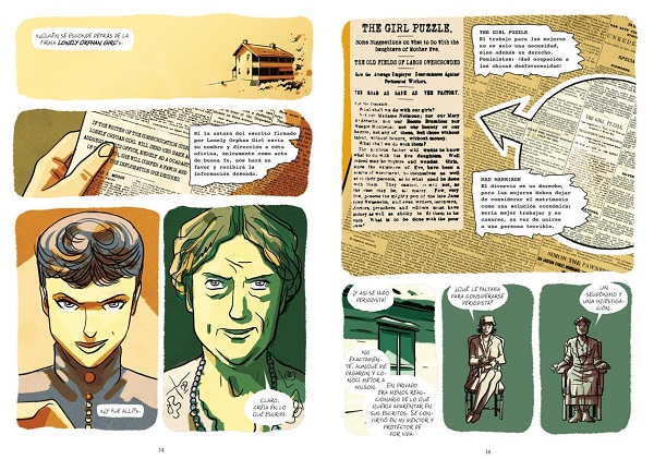 Ilustración de La verdadera historia de Nellie Bly