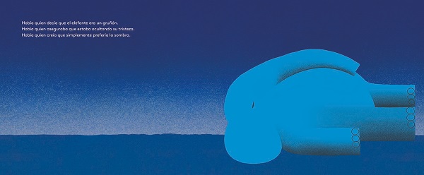 Ilustración de El elefante en la sombra