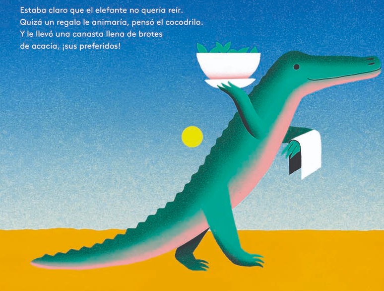 Ilustración de El elefante en la sombra