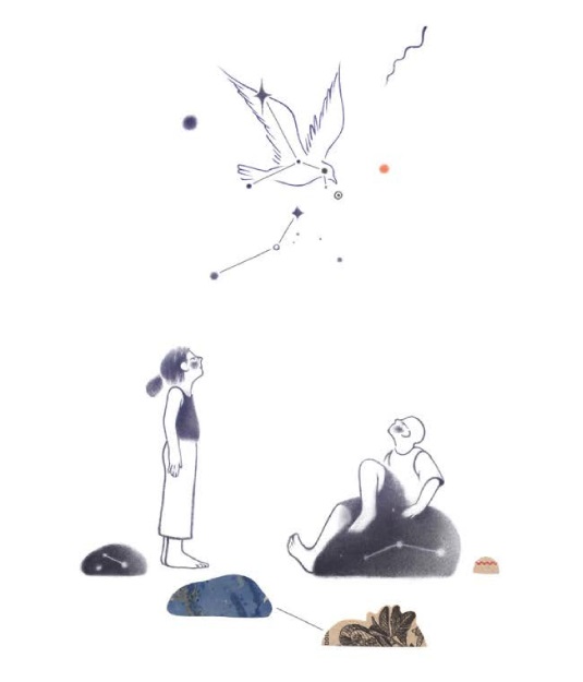 Ilustración de MITOS EN EL CIELO