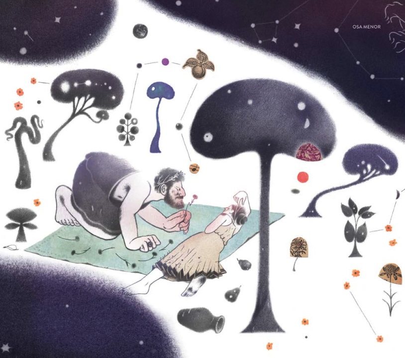 Ilustración de MITOS EN EL CIELO
