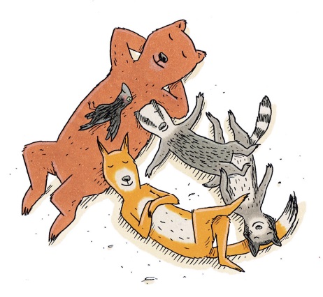 Ilustración de Un día con amigos