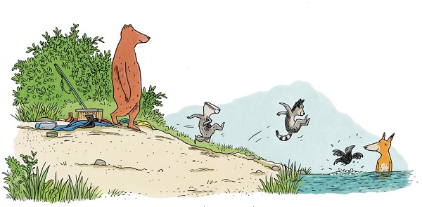 Ilustración de Un día con amigos