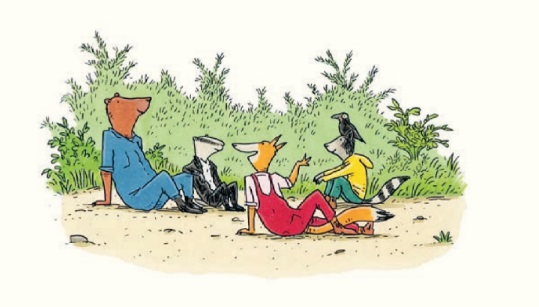Ilustración de Un día con amigos
