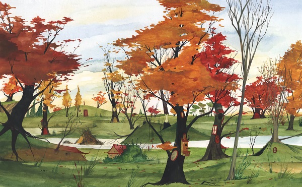 Ilustración de La voz del bosque