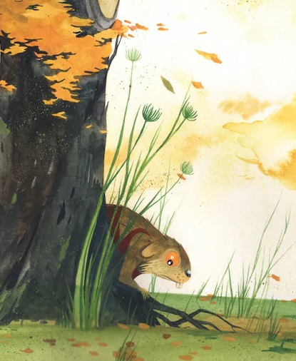 Ilustración de La voz del bosque