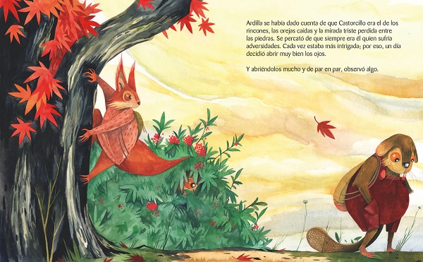 Ilustración de La voz del bosque