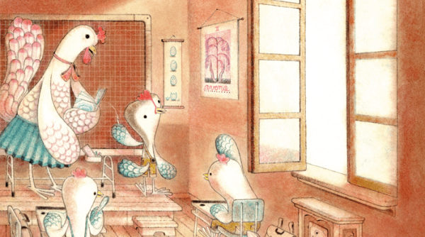 Ilustración de Historia del gallo Sebastián