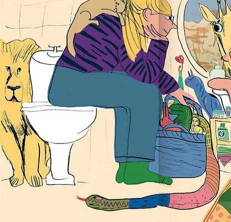 Ilustración de ¡A DORMIR! (Como animales)