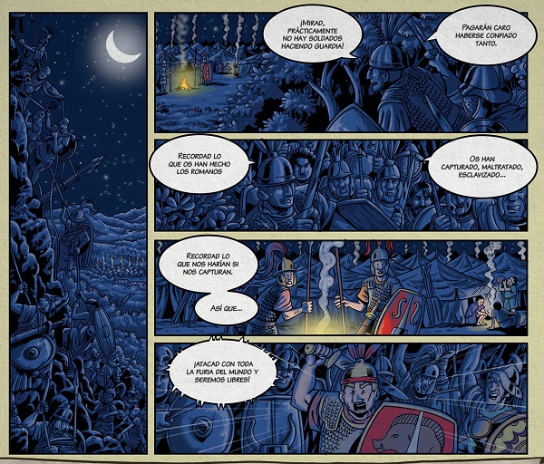 Ilustración de Historia de la humanidad en viñetas