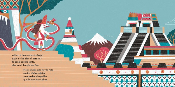 Ilustración de El berrinche de Moctezuma