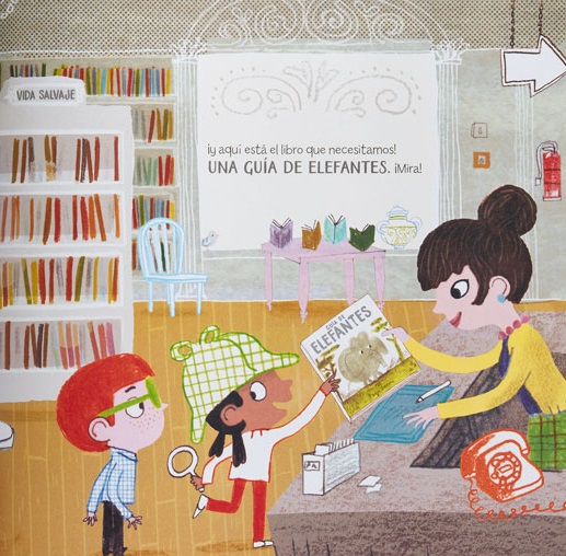 Ilustración de Los detectives de elefantes