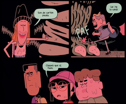 Ilustración de Perdidos en el futuro. Atrapados