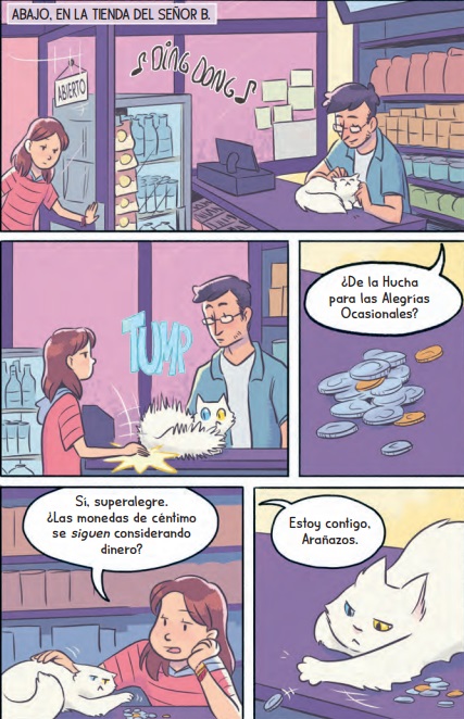 Ilustración de Caty la cuidadora de gatos