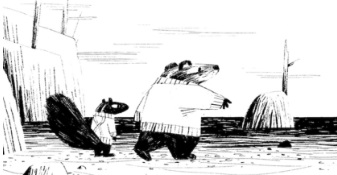 Ilustración de La gema es una yema