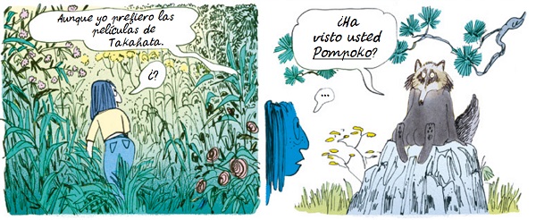 Ilustración de La joven y el mar