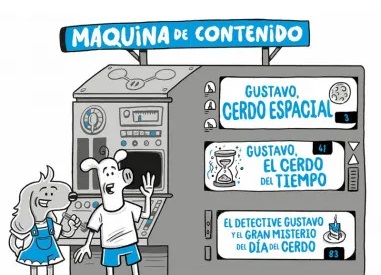 Ilustración de Gustavo y Rita