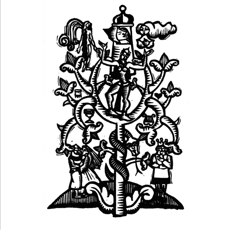 Ilustración de El libro de las brujas