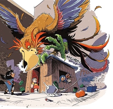Ilustración de Los espeluznantes casos de Margo Maloo y la red enmarañada