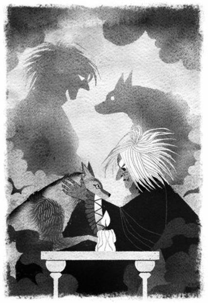 Ilustración de Una loba para un hechizo
