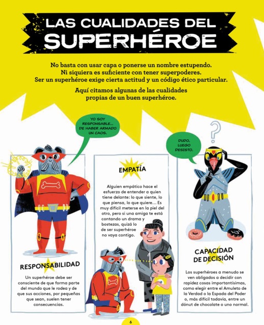 Ilustración de Manual para superhéroes