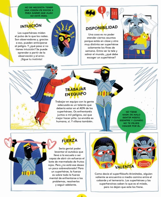 Ilustración de Manual para superhéroes
