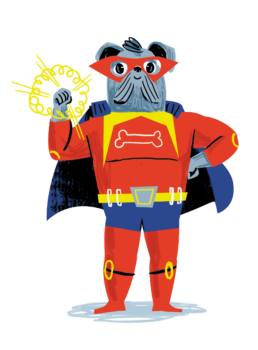 Ilustración de Manual para superhéroes