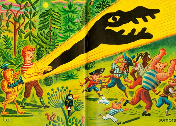 Ilustración de Piratas en el jardín