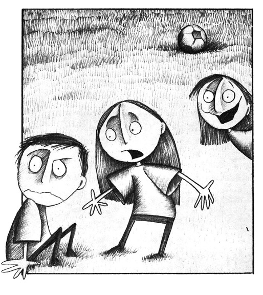 Ilustración de La escuela vuela