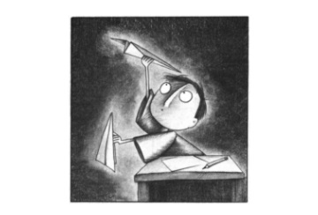Ilustración de La escuela vuela
