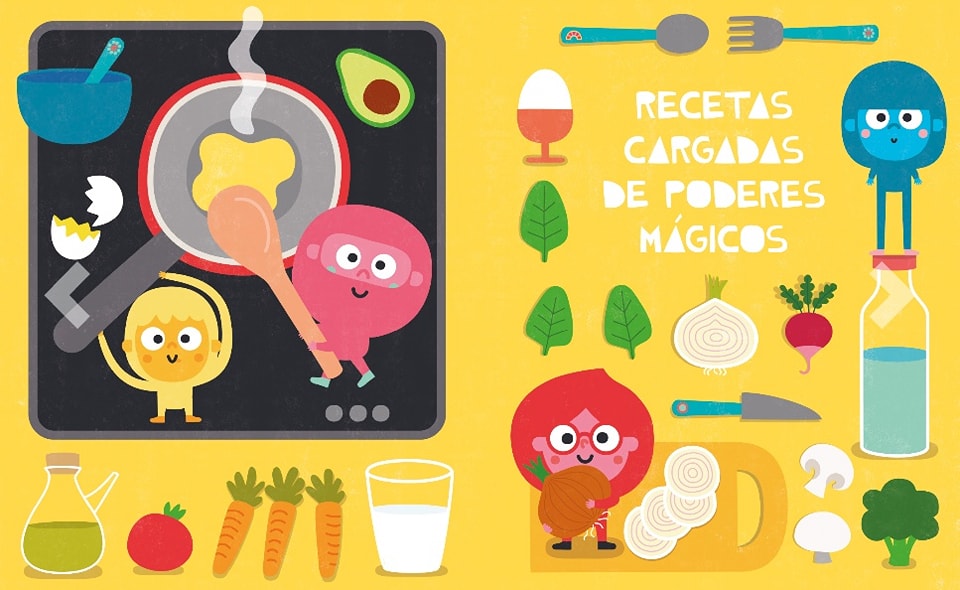 Ilustración de El poder mágico de los alimentos