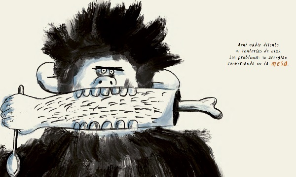 Ilustración de Niño caníbal