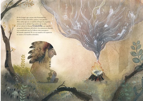 Ilustración de Trols, Gnomos, Duendes & criaturas del bosque de todo el mundo