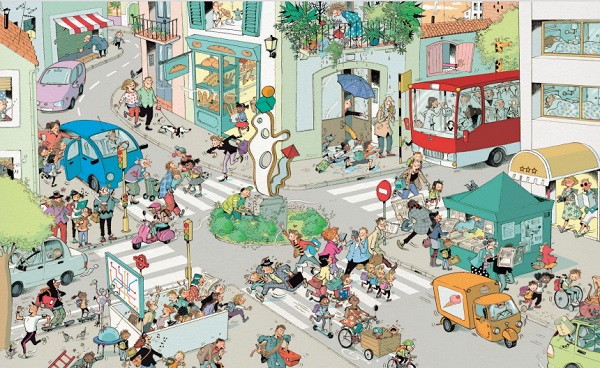 Ilustración de ¡Veo, veo! La ciudad