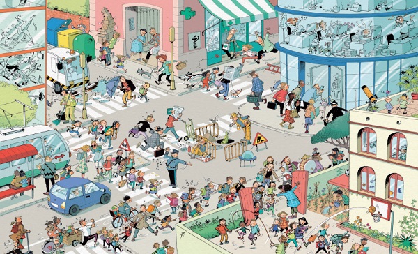 Ilustración de ¡Veo, veo! La ciudad