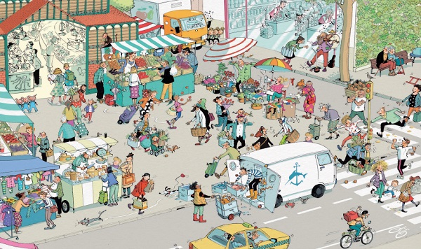 Ilustración de ¡Veo, veo! La ciudad