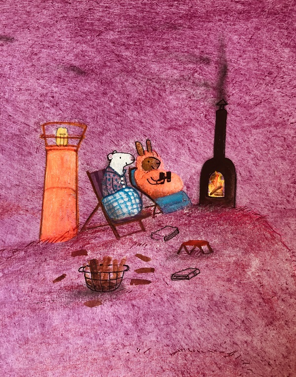 Ilustración de La huerta del señor Hurón y don Conejo