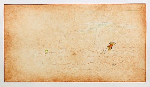 Ilustración de La huerta del señor Hurón y don Conejo