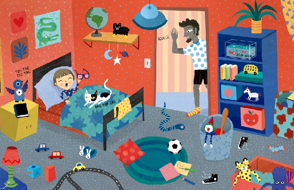 Ilustración de ¡SHHH! Las onomatopeyas de cada día