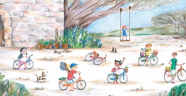 Ilustración de Vamos a la playa