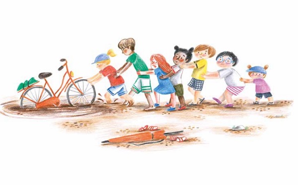 Ilustración de Vamos a la playa